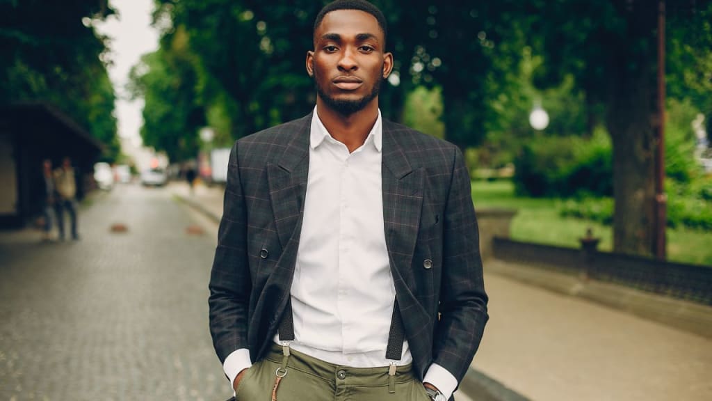 Man in a Smart Casual Attire